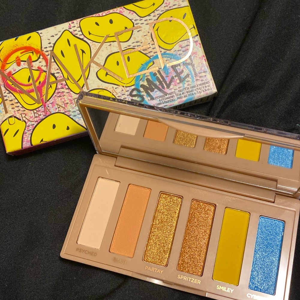 Naked X‎ smiley urban decay mini eyeshadow palette